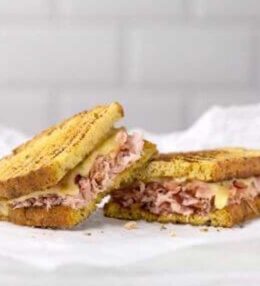 Grilled Cheese & Ham Sandwich