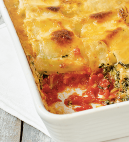 Carroll’s Baked Cannelloni Smoked Ham and Parmesan
