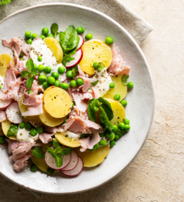 Carroll’s Ham & Pea Potato Salad