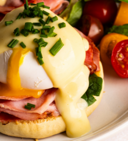 Eggs Benedict with Slow Cooked Ham