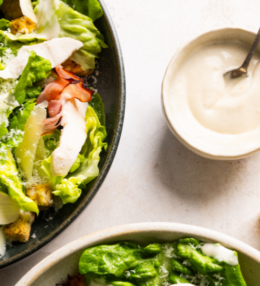 Carroll’s Chicken & Ham Caesar Salad