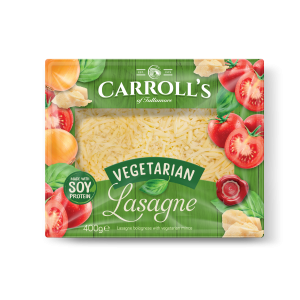 Carroll's Veg Lasagne 400g 3D