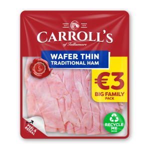 €3 Carroll's Value Wafer Thin Ham 3D